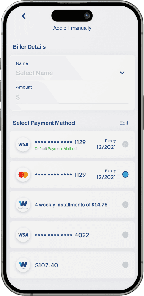 William App transaction details