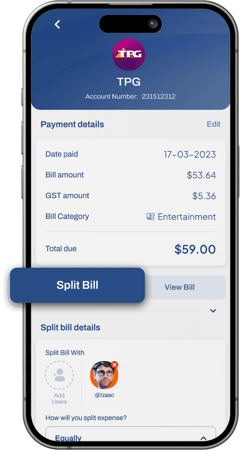 William App bank accounts overview