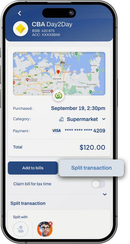 William App transaction details